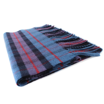 Вълнен шал Ma.Al.Bi. MAB105 51/510, 37х180 см, Син