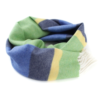 Fular din lână Ma.Al.Bi. MAB105 134/5, 37x180 cm, portocaliu/mov