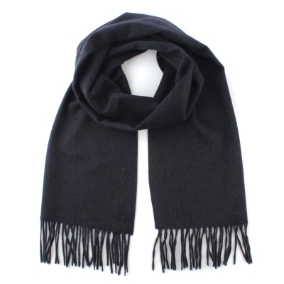 Fular din cașmir Ma.Al.Bi. MAB813 70A/19, melanj bleumarin închis