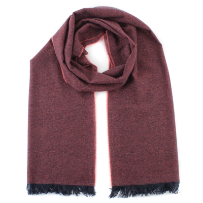 Fine Cashmere Scarf Ma.Al.Bi. MAB121 313/15, 37x180 cm, Coral Melange