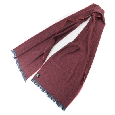 Fine Cashmere Scarf Ma.Al.Bi. MAB121 313/15, 37x180 cm, Coral Melange