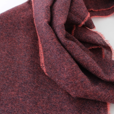 Fine Cashmere Scarf Ma.Al.Bi. MAB121 313/15, 37x180 cm, Coral Melange