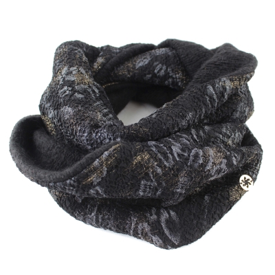 Hat and Infinity Scarf Set Granadilla JG5319 & JG5320, Black