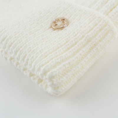 Дамска плетена шапка Granadilla Basic JG5055, Екрю