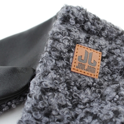 Дамски ръкавици JailJam JA4682, Сив/черен