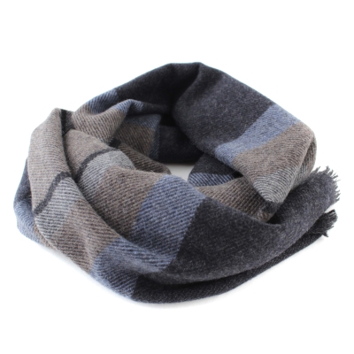 Fine cashmere scarf Ma.Al.Bi. MAB836 103/1, 37x180 cm, grey check