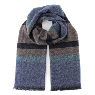 Fine cashmere scarf Ma.Al.Bi. MAB836 103/1, 37x180 cm, grey check