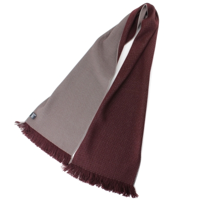 Вълнен шал Ma.Al.Bi. MAB141 12/6, 30х180 см, Бордо