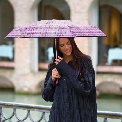 Ladies' Mini Manual Umbrella Perletti Time 26414, Green