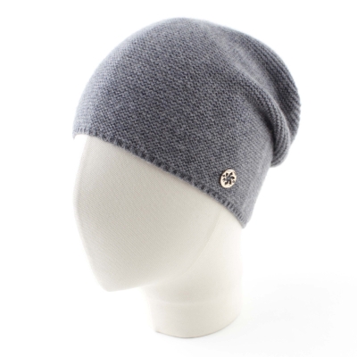 Set fular și căciulă din cașmir Granadilla JG5140&5256, Gri