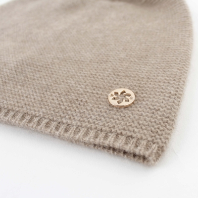 Комплект шал и шапка от кашмир Granadilla  JG5140&5256, Бежов