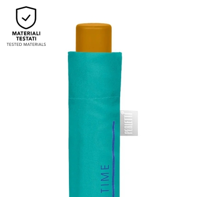 Women's Manual Extraslim Umbrella Perletti Time 26415, Turquoise