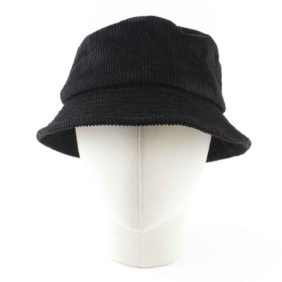 Pălărie tip bucket din catifea de bumbac | HatYou | Neagră