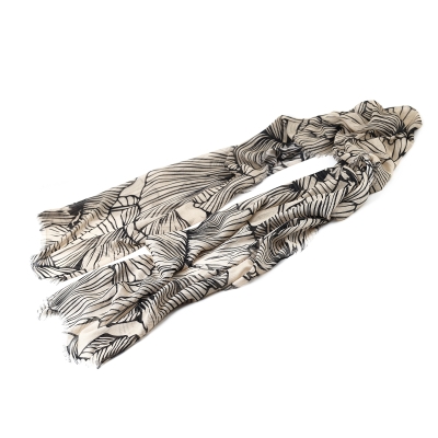 Фин голям шал от бамбук HatYou, 70×190 см | Бежов