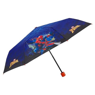 Детски сгъваем чадър Perletti Kids Spiderman 75396, Син