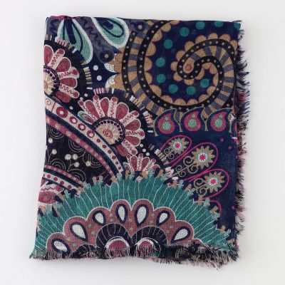 Фин голям шал от бамбук HatYou, 70×190 см | Многоцветен