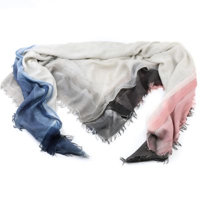 Дамски шал с преливащи се цветове Granadilla, 140х145 | Бежов