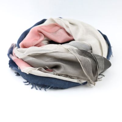 Дамски шал с преливащи се цветове Granadilla, 140х145 | Бежов