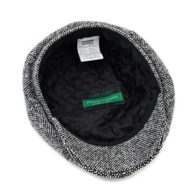 Мъжки каскет от вълна HatYou | Сив меланж