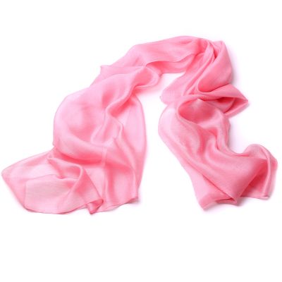 Ефирен шал от модал и коприна HatYou, 80х195 см | Коралово розов
