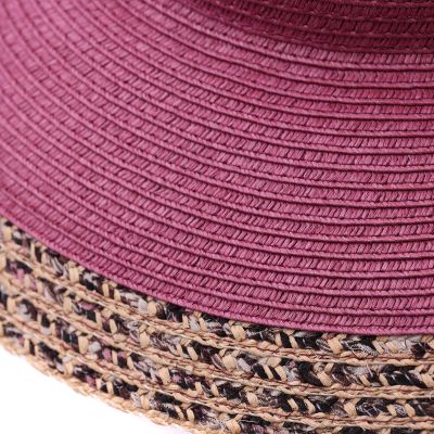 Дамска лятна шапка с периферия HatYou  | Цикламен