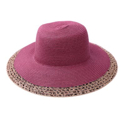 Дамска лятна шапка с периферия HatYou  | Цикламен