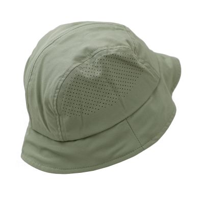 Men’s summer bucket hat with UV protection made of microfiber MESS | Green