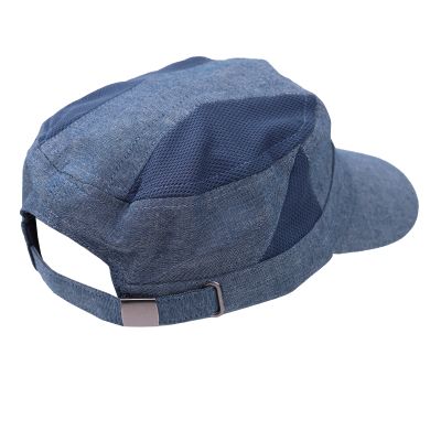 Men’s army cap with mesh details MESS | Blue