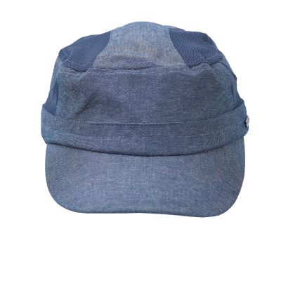 Men’s army cap with mesh details MESS | Blue