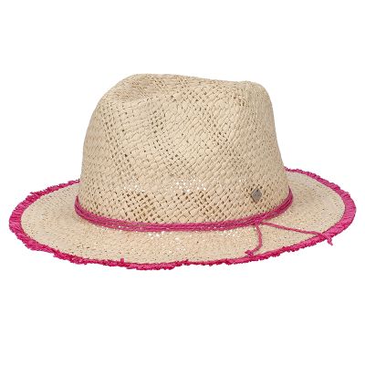 Pălărie de damă de vară stil fedora cu accente ciclamen HatYou | Natura