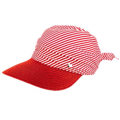 Дамска шапка с козирка HatYou CEP0735, Червен
