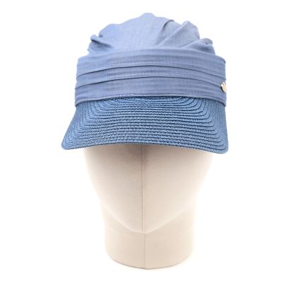 Women's Summer Cotton Visor Hat HatYou | Denim