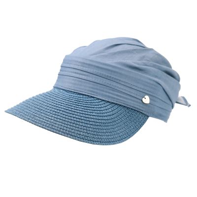 Women's Summer Cotton Visor Hat HatYou | Denim