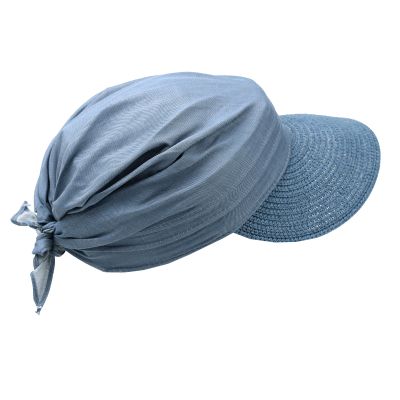 Women's Summer Cotton Visor Hat HatYou | Denim