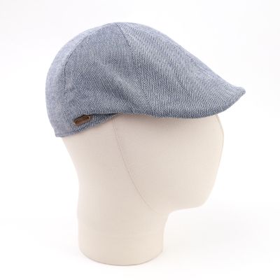 Șapcă bărbătească din in model spic Fratelli Mazzanti | Denim