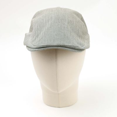 Șapcă bărbătească din in cu model „spic” Fratelli Mazzanti | Verde