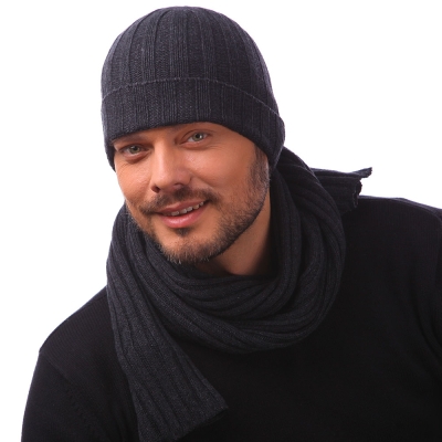 Men's knited scarf SI0836