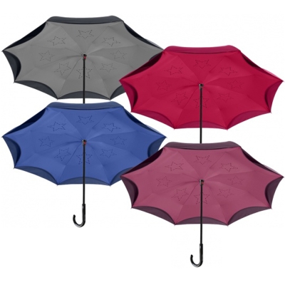 Ladies umbrella with reverse folding Perletti 25957